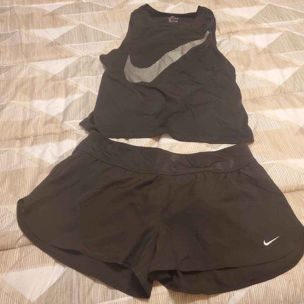 Black Nike Shorts And Top